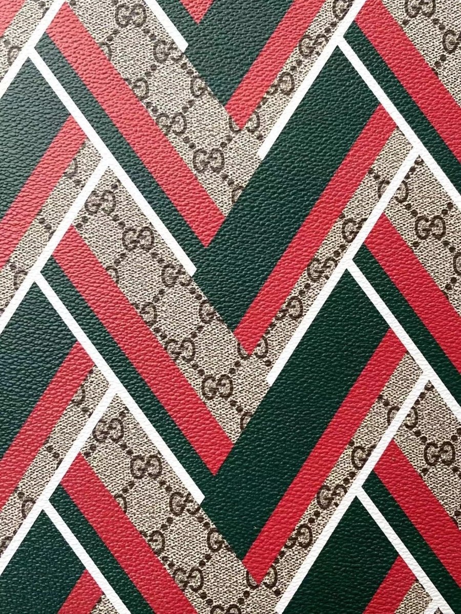 New GUCCI Faux Leather Sheet for Crafts Shoes DIY - mingfabricstore