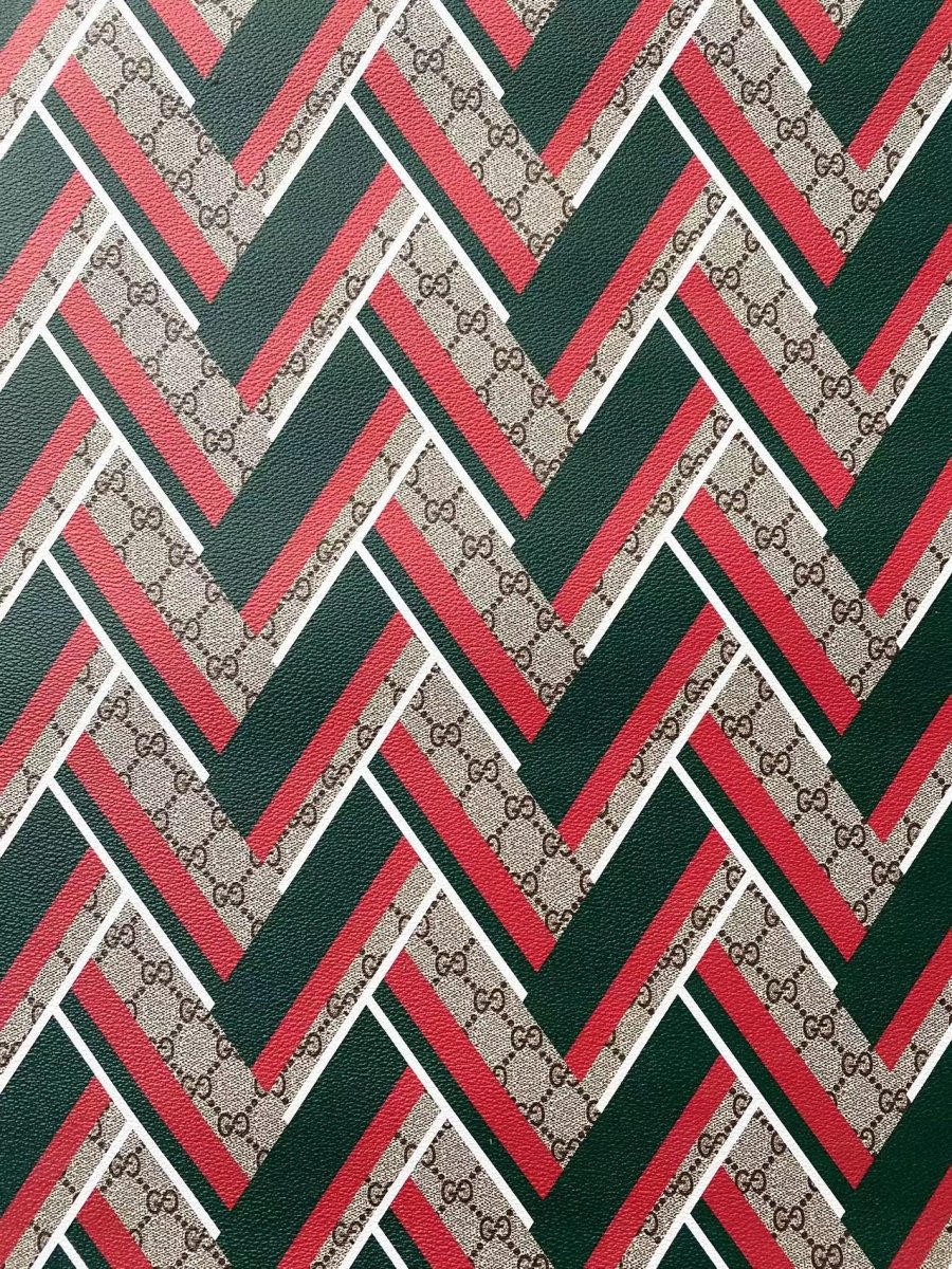 New GUCCI Faux Leather Sheet for Crafts Shoes DIY - mingfabricstore