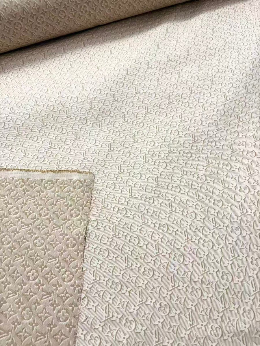 New Jacquard Designer Louis Vuitton Fabric DIY Bag Repaid Upholstery - mingfabricstore
