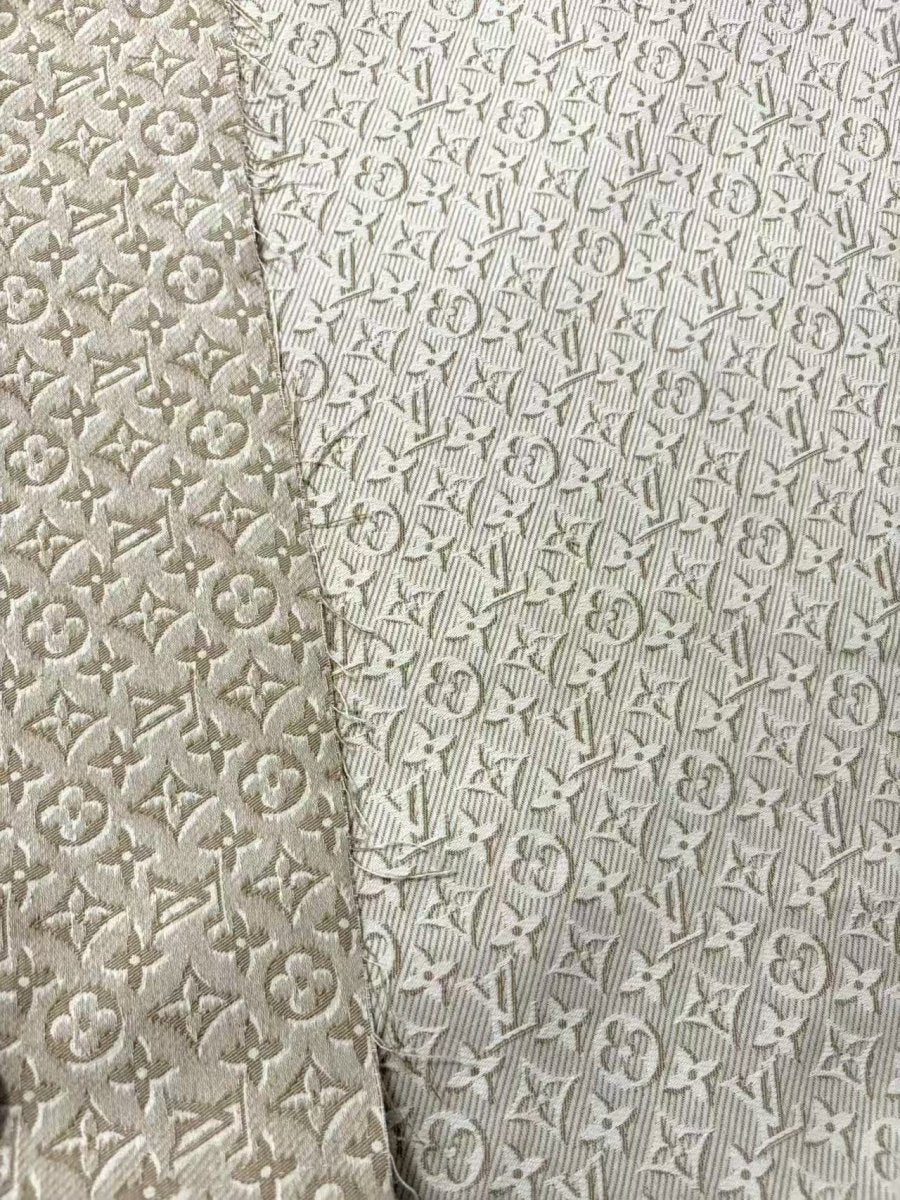 New Jacquard Designer Louis Vuitton Fabric DIY Bag Repaid Upholstery - mingfabricstore