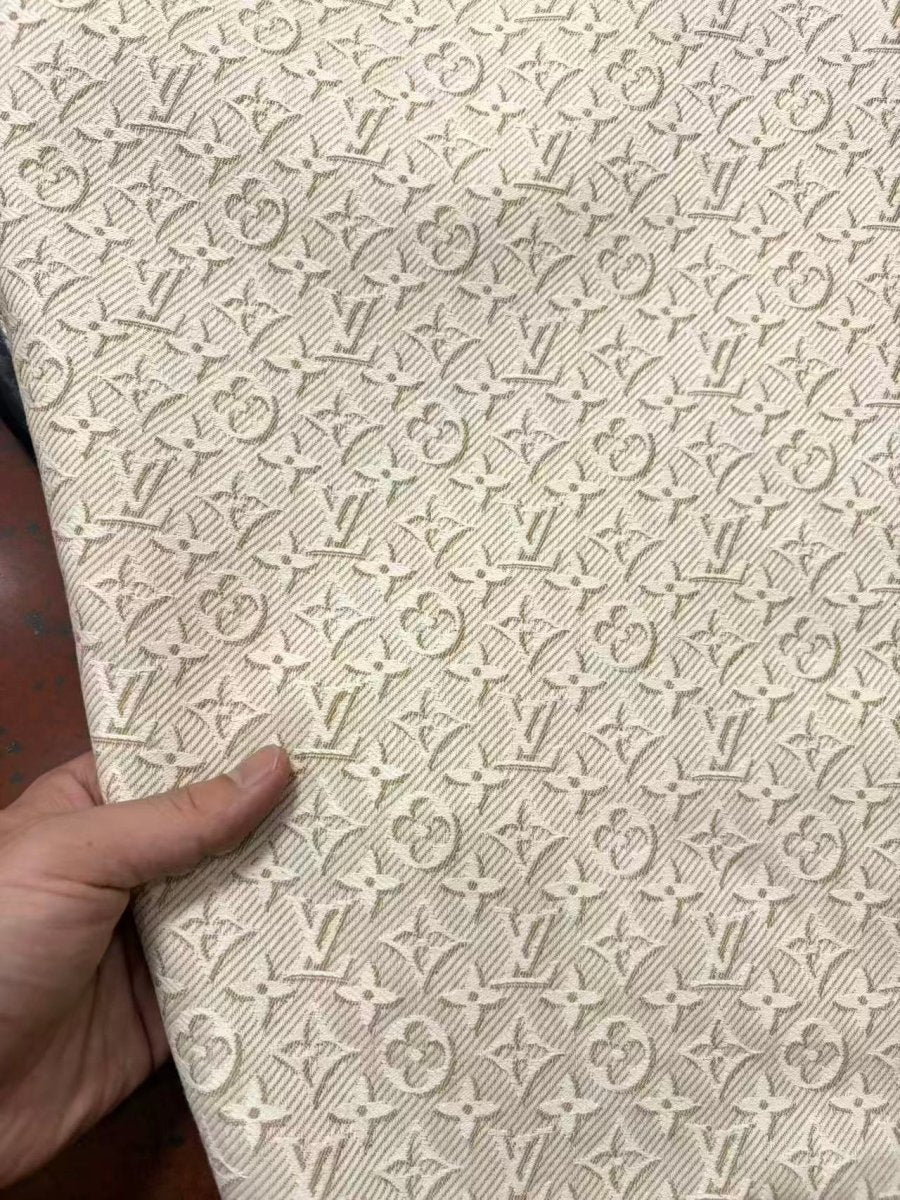New Jacquard Designer Louis Vuitton Fabric DIY Bag Repaid Upholstery - mingfabricstore