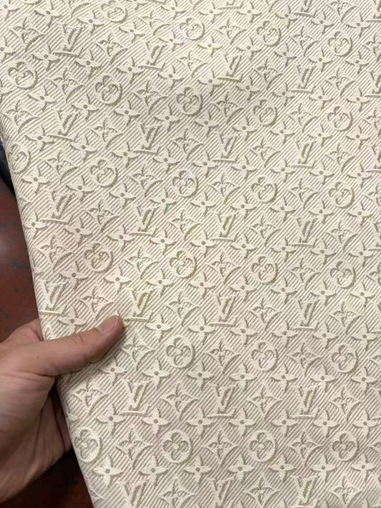 New Jacquard Designer Louis Vuitton Fabric DIY Bag Repaid Upholstery - mingfabricstore