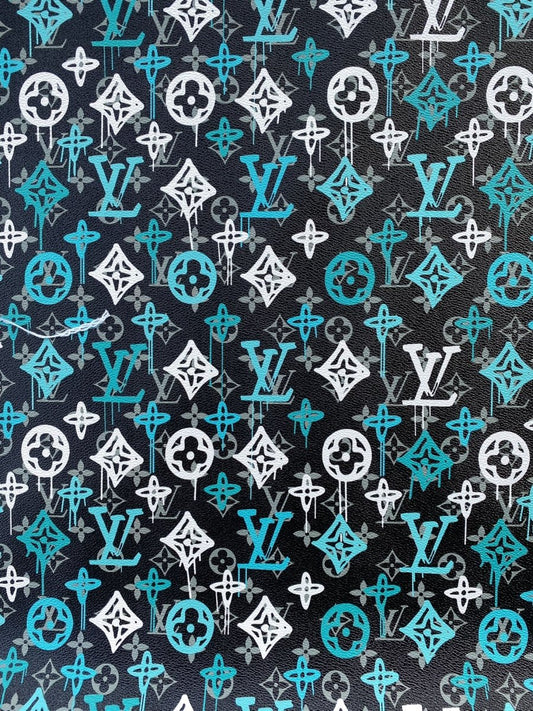 New Louis Vuitton Custom Leather Designer Fabric Car Wrap Vinyl - mingfabricstore