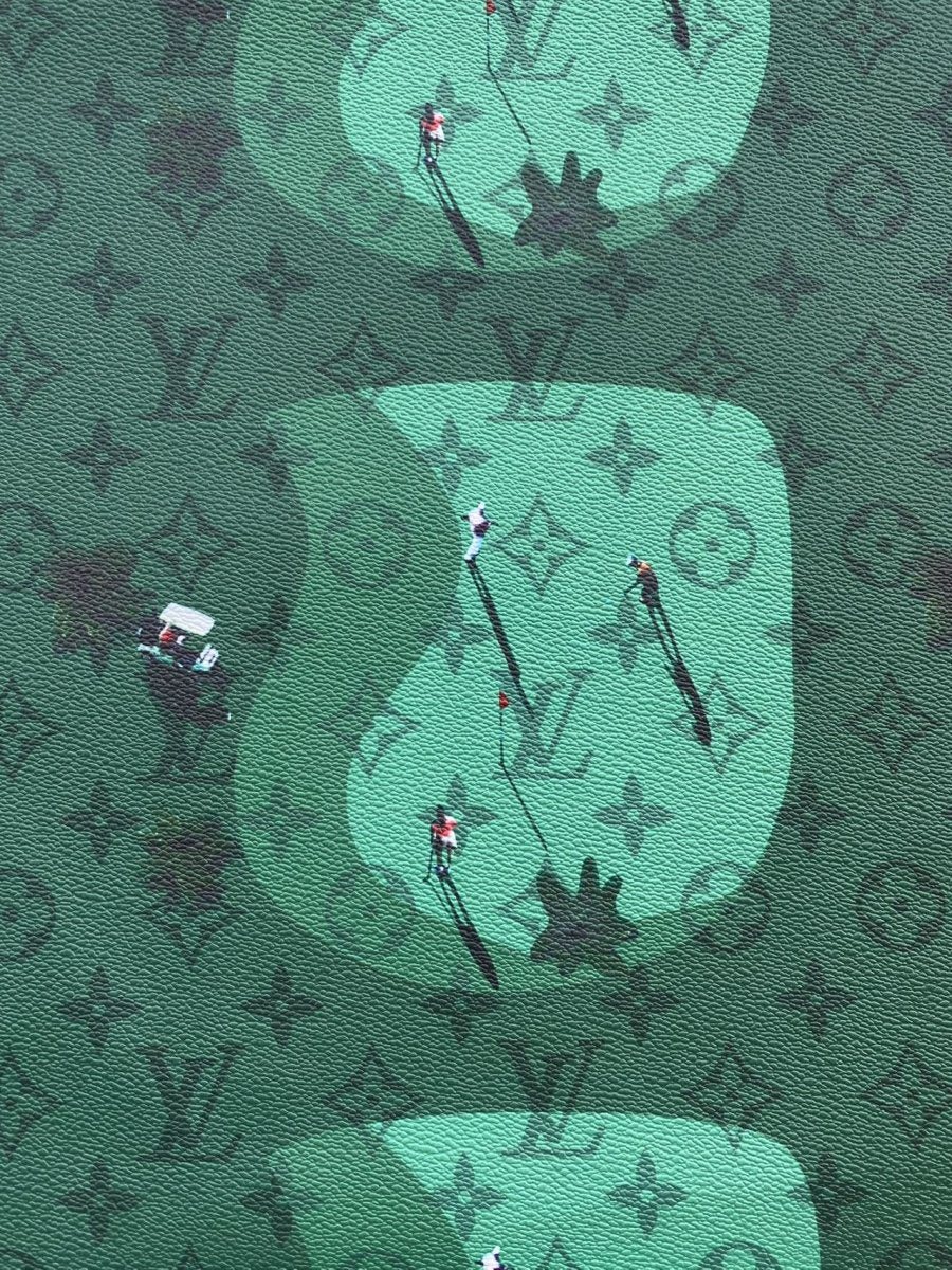 New Louis Vuitton Golf Custom Designer Fabric for Handmade DIY Handicraft - mingfabricstore