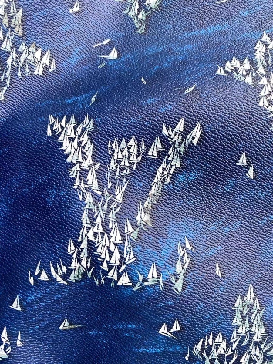 New Louis Vuitton Summer Design Leather Fabric for Car Wrap Sneakers Creation - mingfabricstore