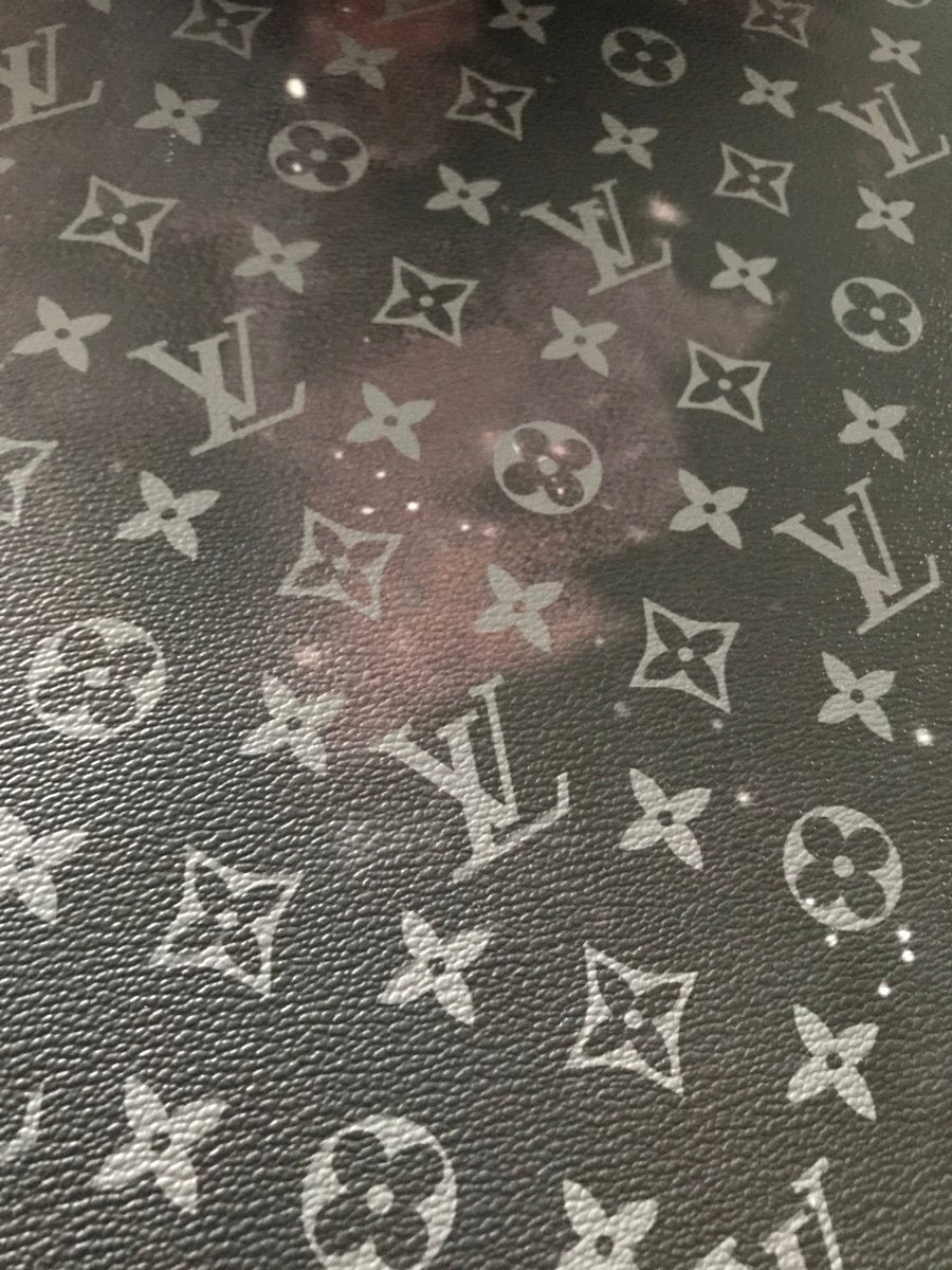New Trending Galaxy LV Leather Fabric for Bag Shoe Customs - mingfabricstore