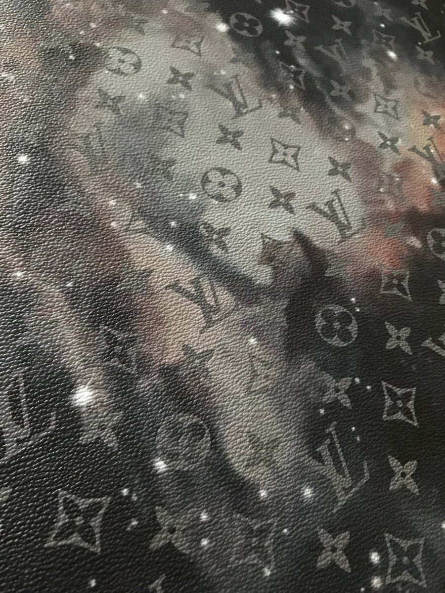 New Trending Galaxy LV Leather Fabric for Bag Shoe Customs - mingfabricstore