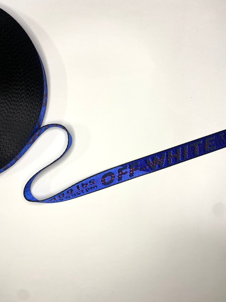 Off - White Wrap Non - Stretch Straps for Custom Sneakers - mingfabricstore