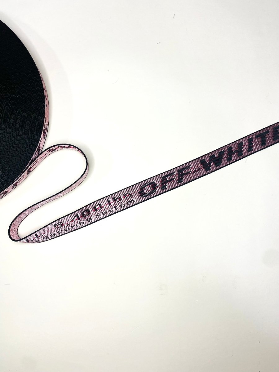 Off - White Wrap Non - Stretch Straps for Custom Sneakers - mingfabricstore