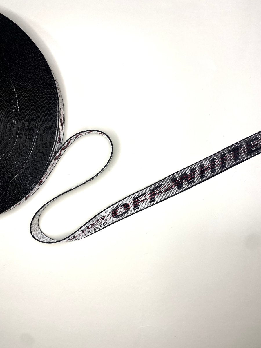 Off - White Wrap Non - Stretch Straps for Custom Sneakers - mingfabricstore