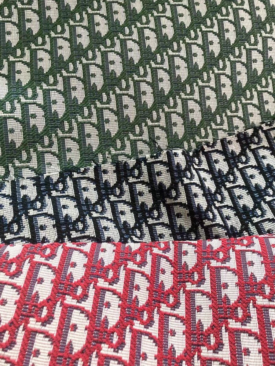 Olive Green Dior Jacquard Fabric for Custom - mingfabricstore