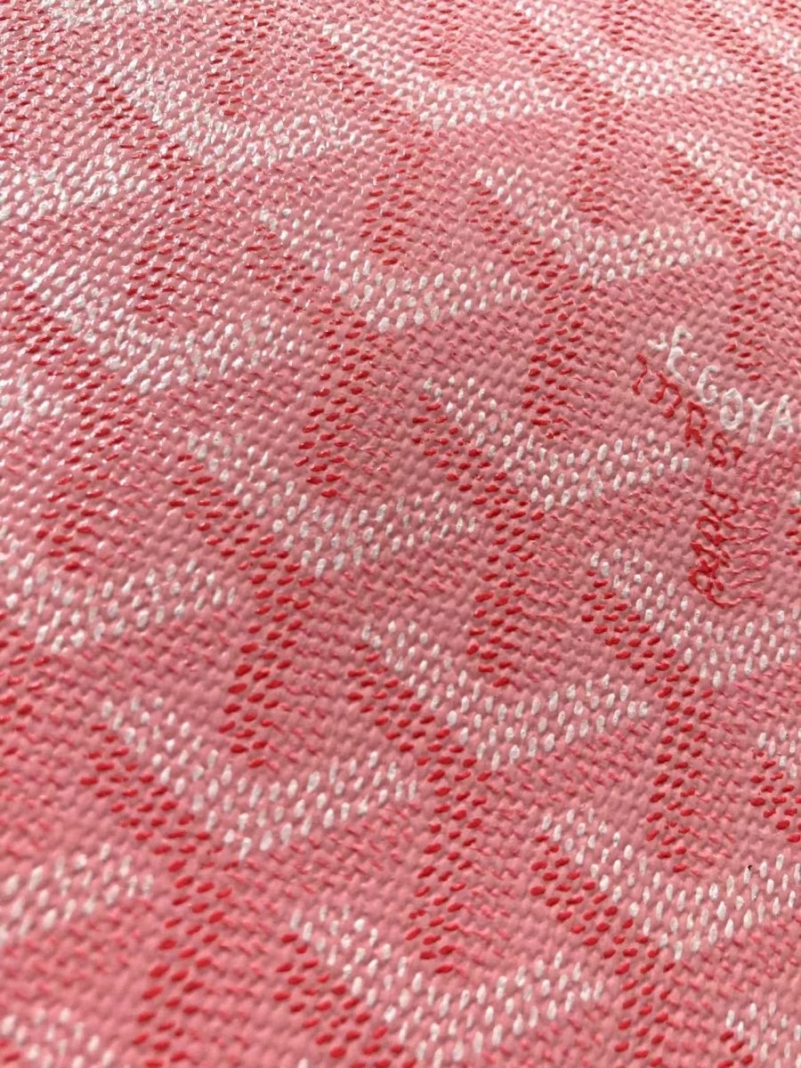 Original Quality Pink Goyard Canvas Fabric for Custom Sneakers Car Interior - mingfabricstore