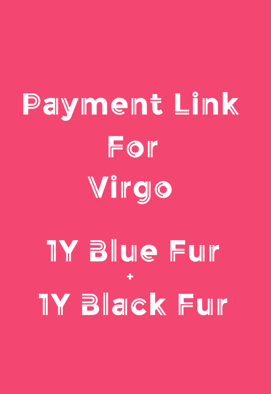 Payment Link for 1Y Blue Fur + 1Y Black Fur - mingfabricstore