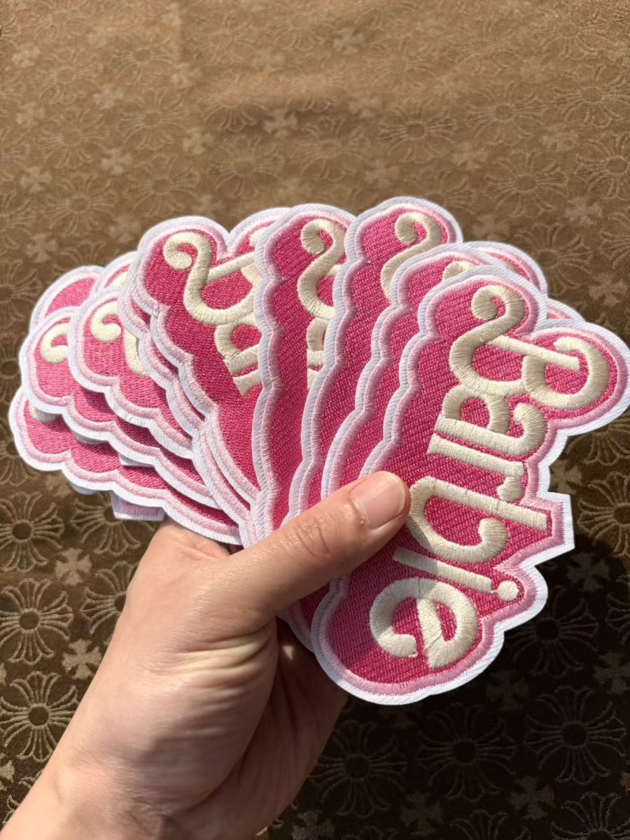 Pink Barbie iron on Patches for Crafts DIY - mingfabricstore
