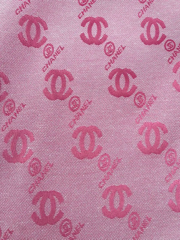 Pink Chanel Custom Fabric for Sewing Projects - mingfabricstore