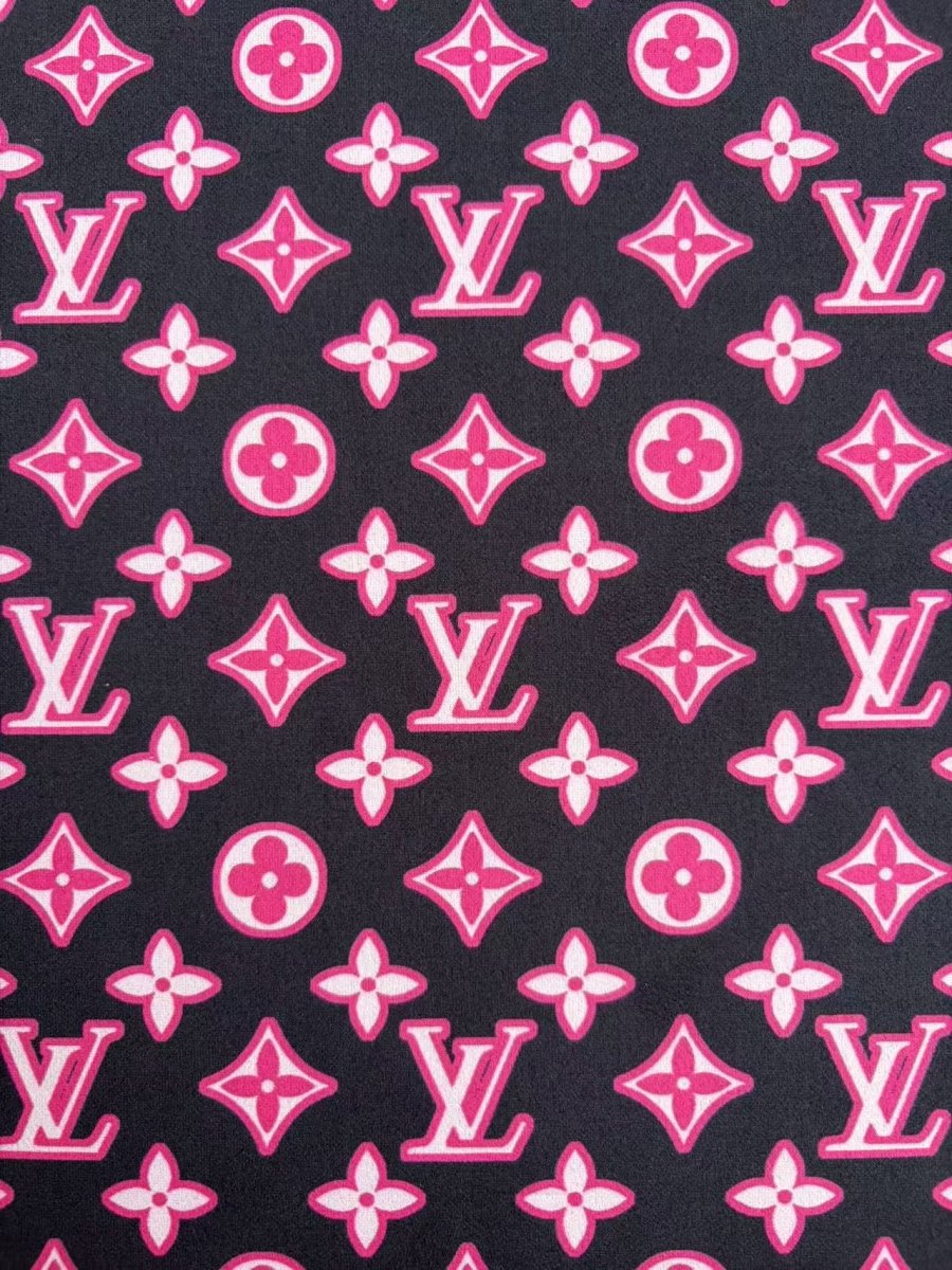 Pink Louis Vuitton LV Suede Car Headliner Upholstery Speaker Pod Cover DIY Custom Fabric - mingfabricstore