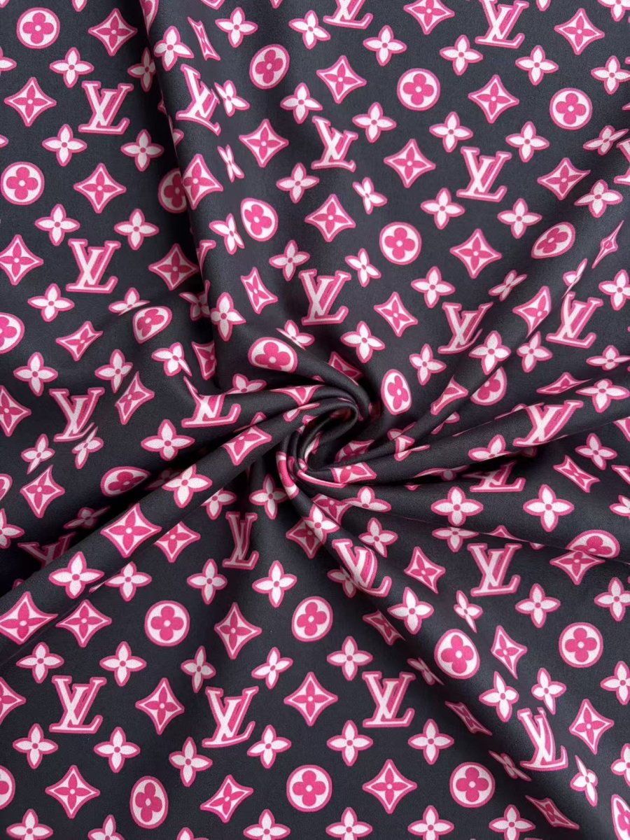 Pink Louis Vuitton LV Suede Car Headliner Upholstery Speaker Pod Cover DIY Custom Fabric - mingfabricstore
