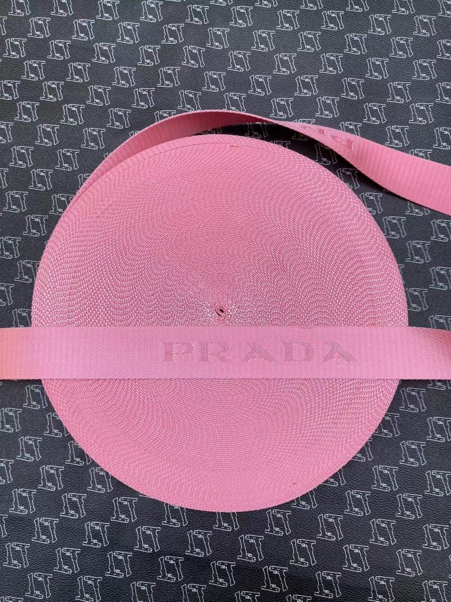 Pink Prada Bag Strap for DIY Crafting Handmade Bag Repair - mingfabricstore