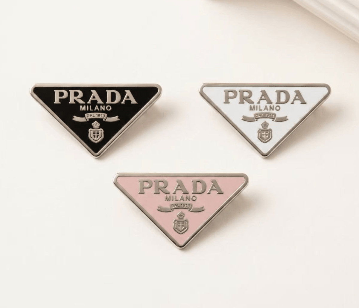 Prada Inspired Brooches, Retro Luxury Pins for Women - mingfabricstore