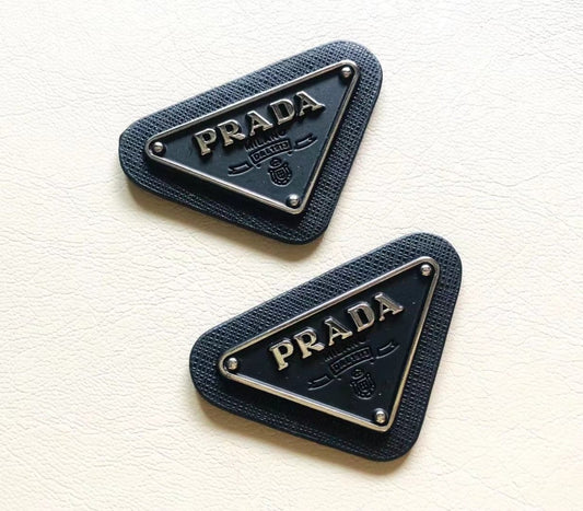 Prada Patches Metal Badges - mingfabricstore