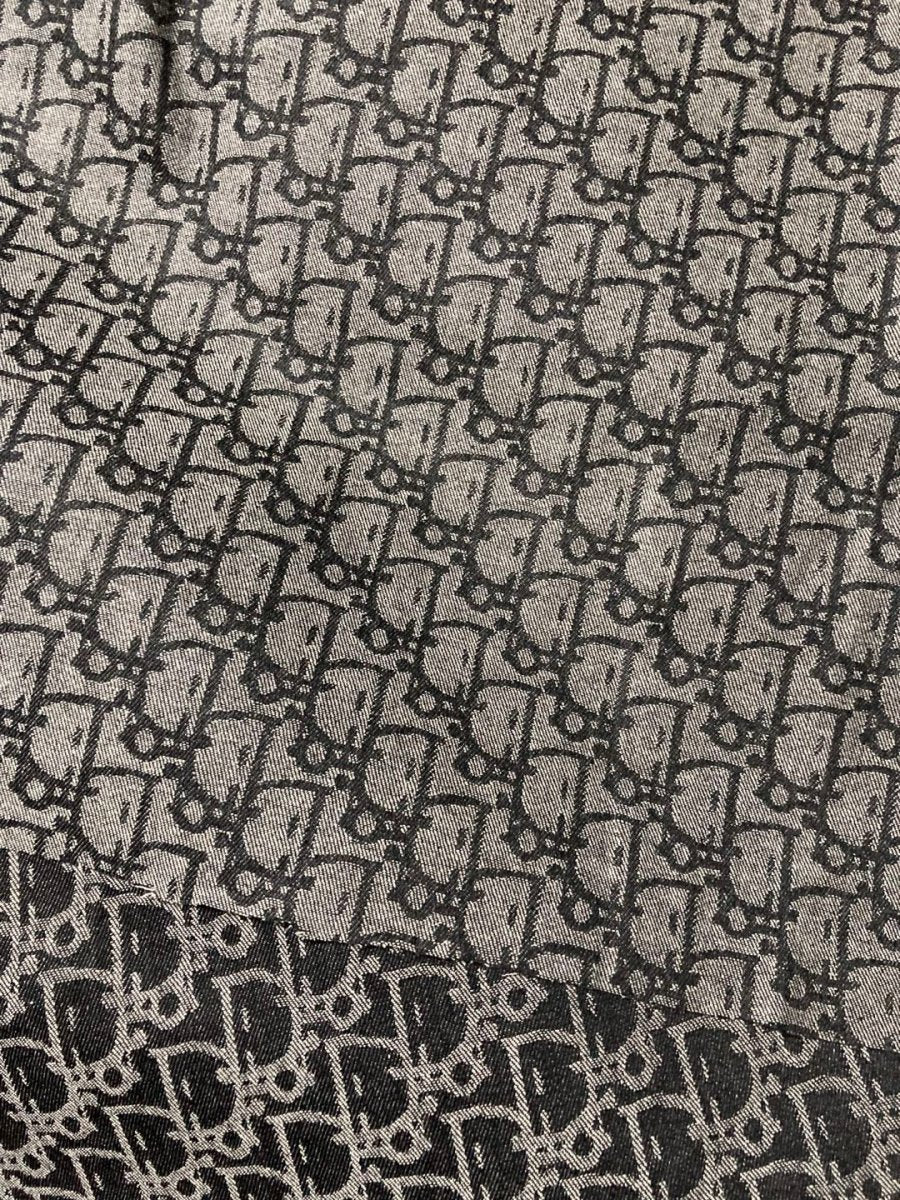 Premium Grey Dior Denim Fabric for Cloth and Custom - mingfabricstore