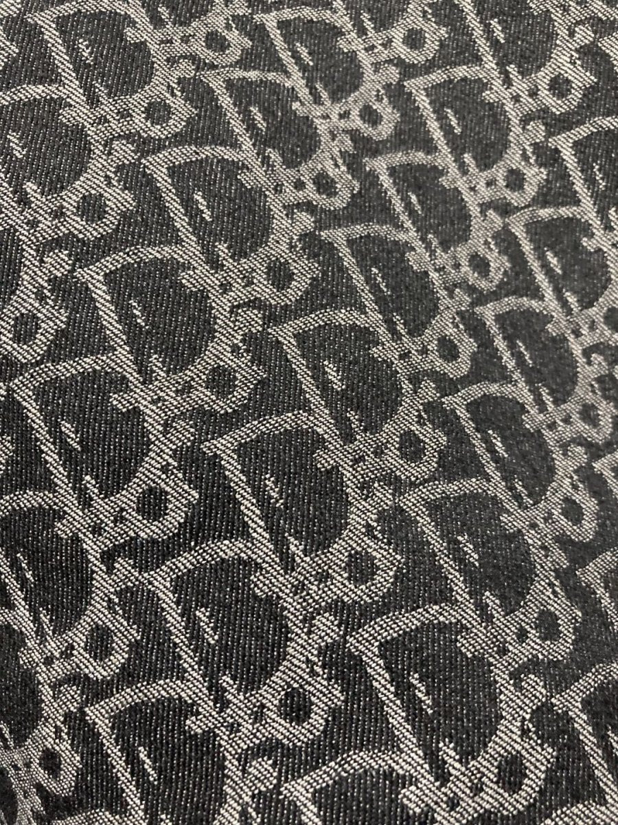 Premium Grey Dior Denim Fabric for Cloth and Custom - mingfabricstore