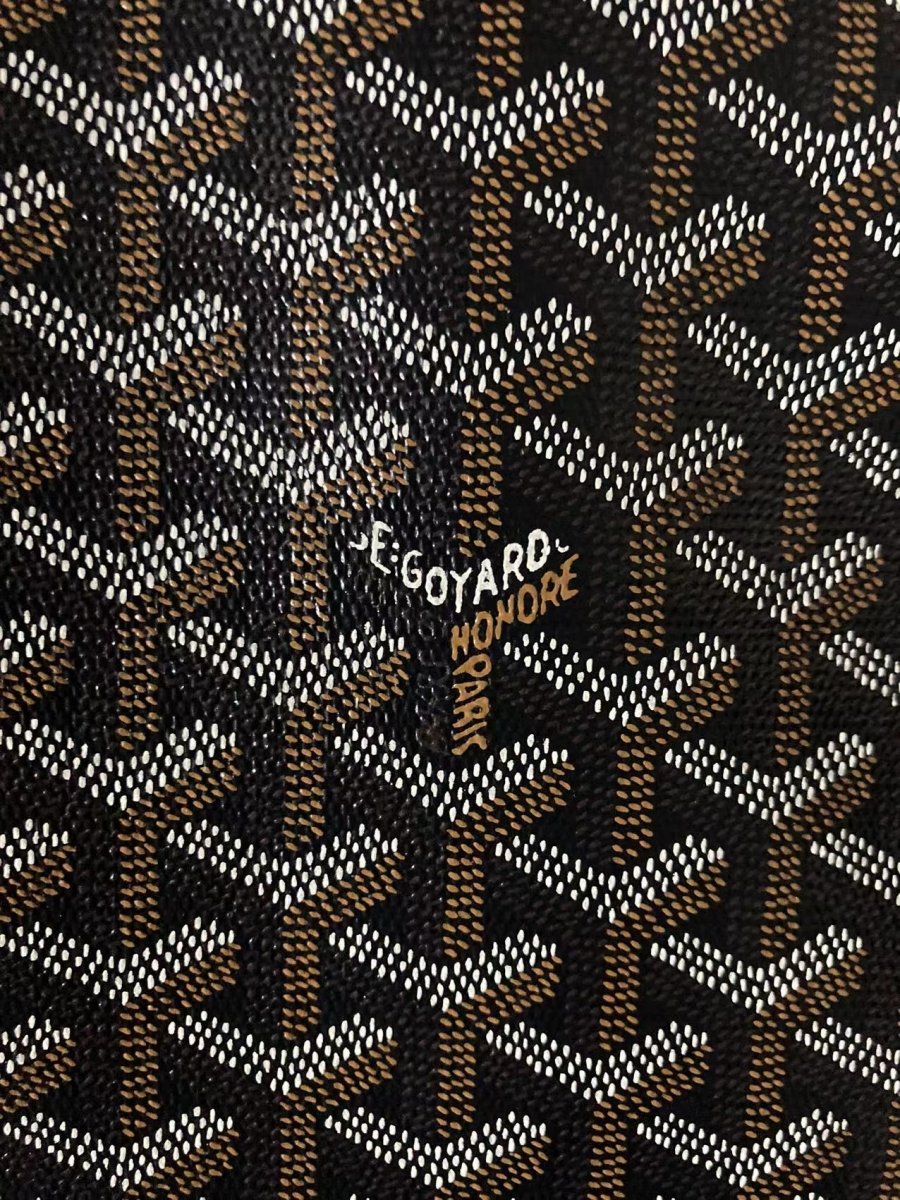 Premium Original Classic Black Brown Goyard Fabric for Bag Furniture Custom - mingfabricstore