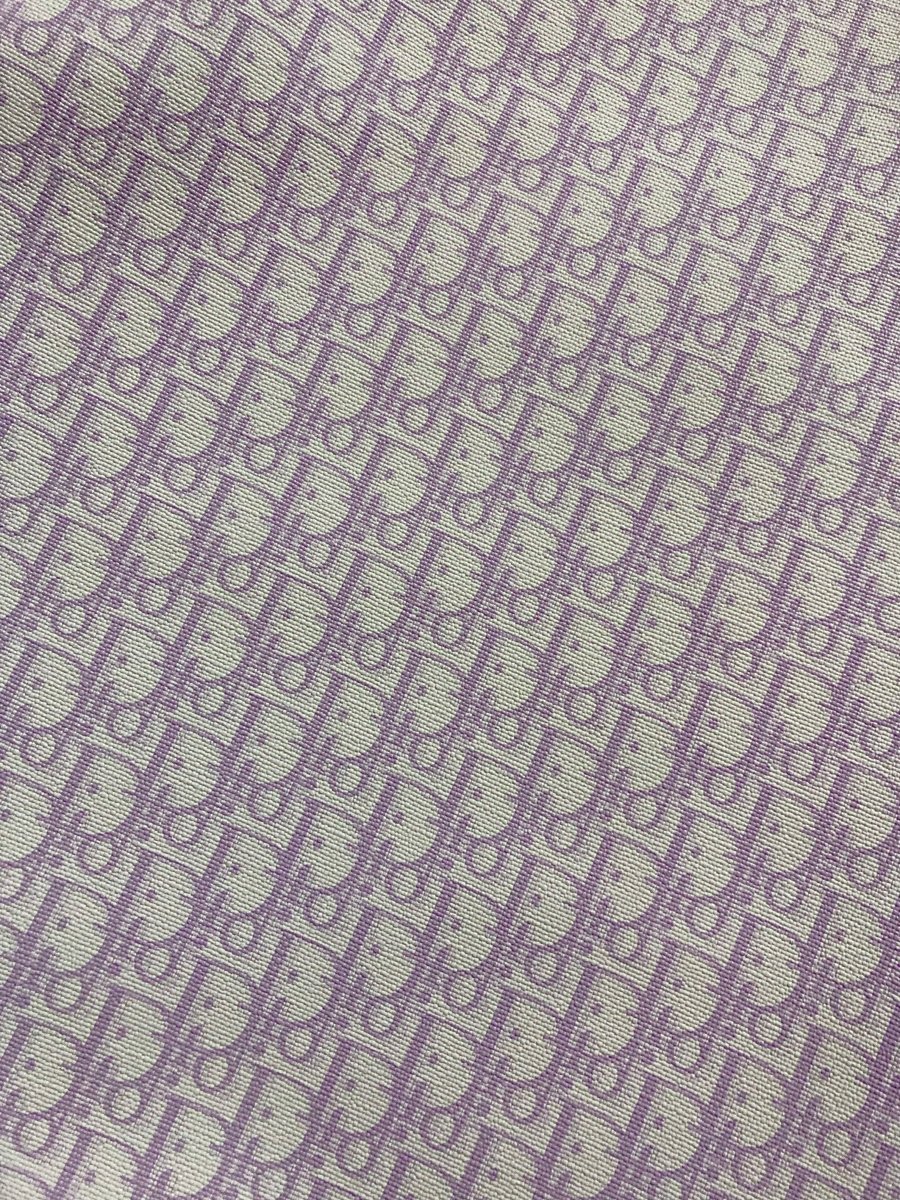Purple Dior Custom Leather - mingfabricstore