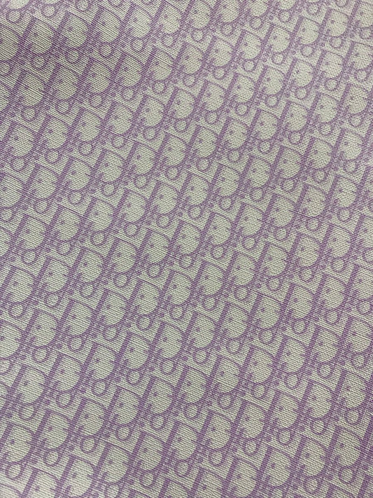 Purple Dior Custom Leather - mingfabricstore