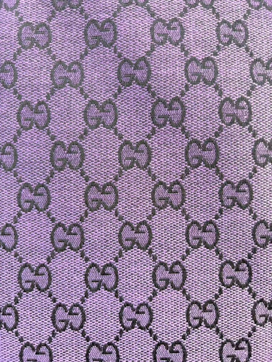Purple Gucci Jacquard DIY Fabric Sold by Yard - mingfabricstore