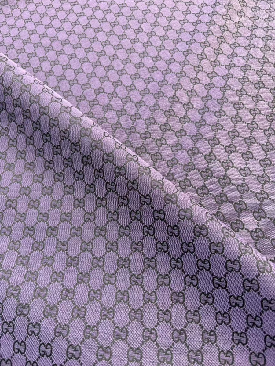 Purple Gucci Jacquard DIY Fabric Sold by Yard - mingfabricstore