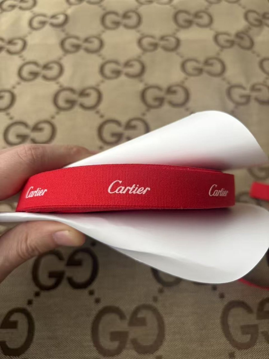 Red Catier Ribbon for DIY Project Gift Wrap - mingfabricstore