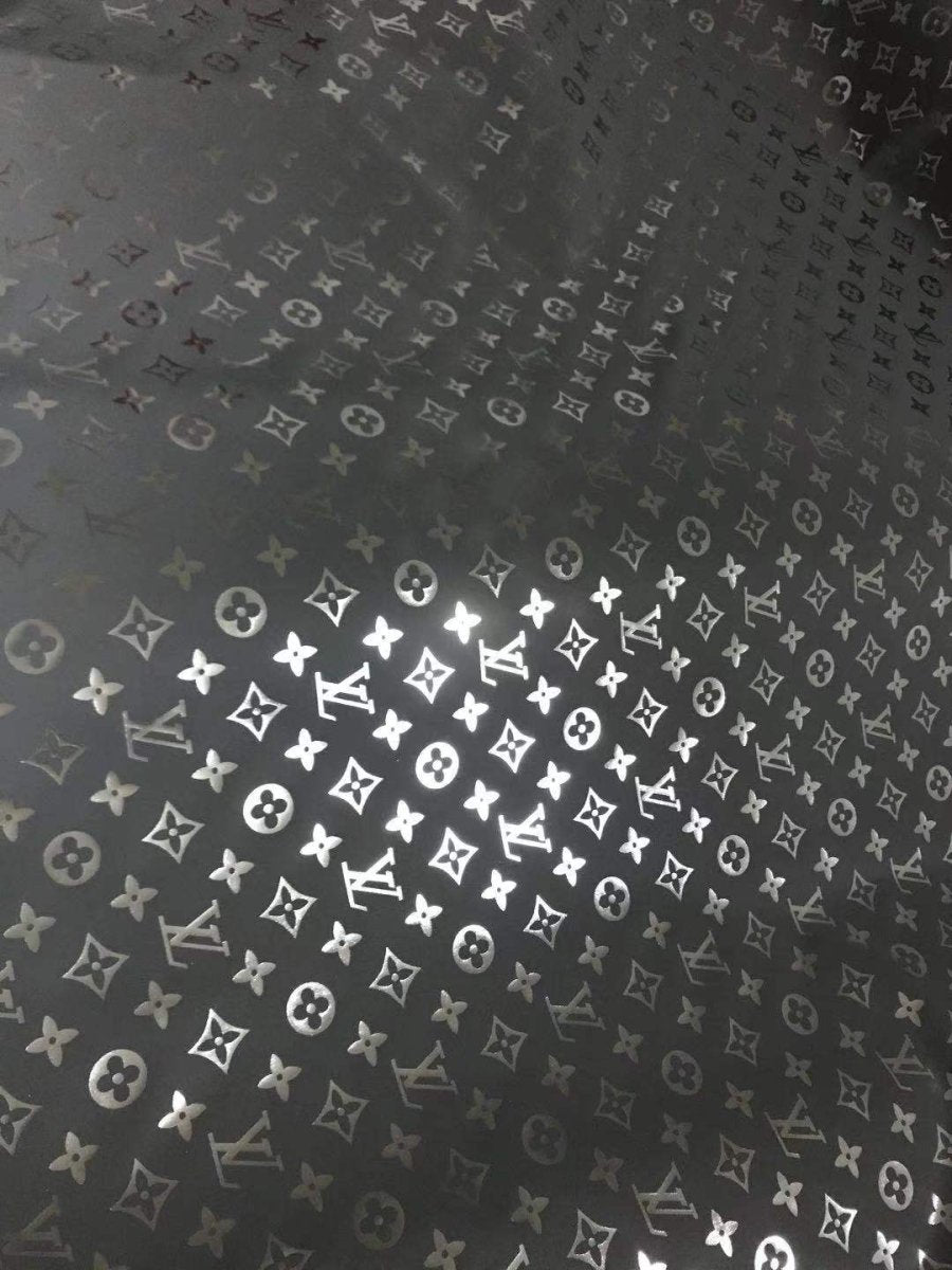 Reflective Sliver LV Custom Fabric - mingfabricstore