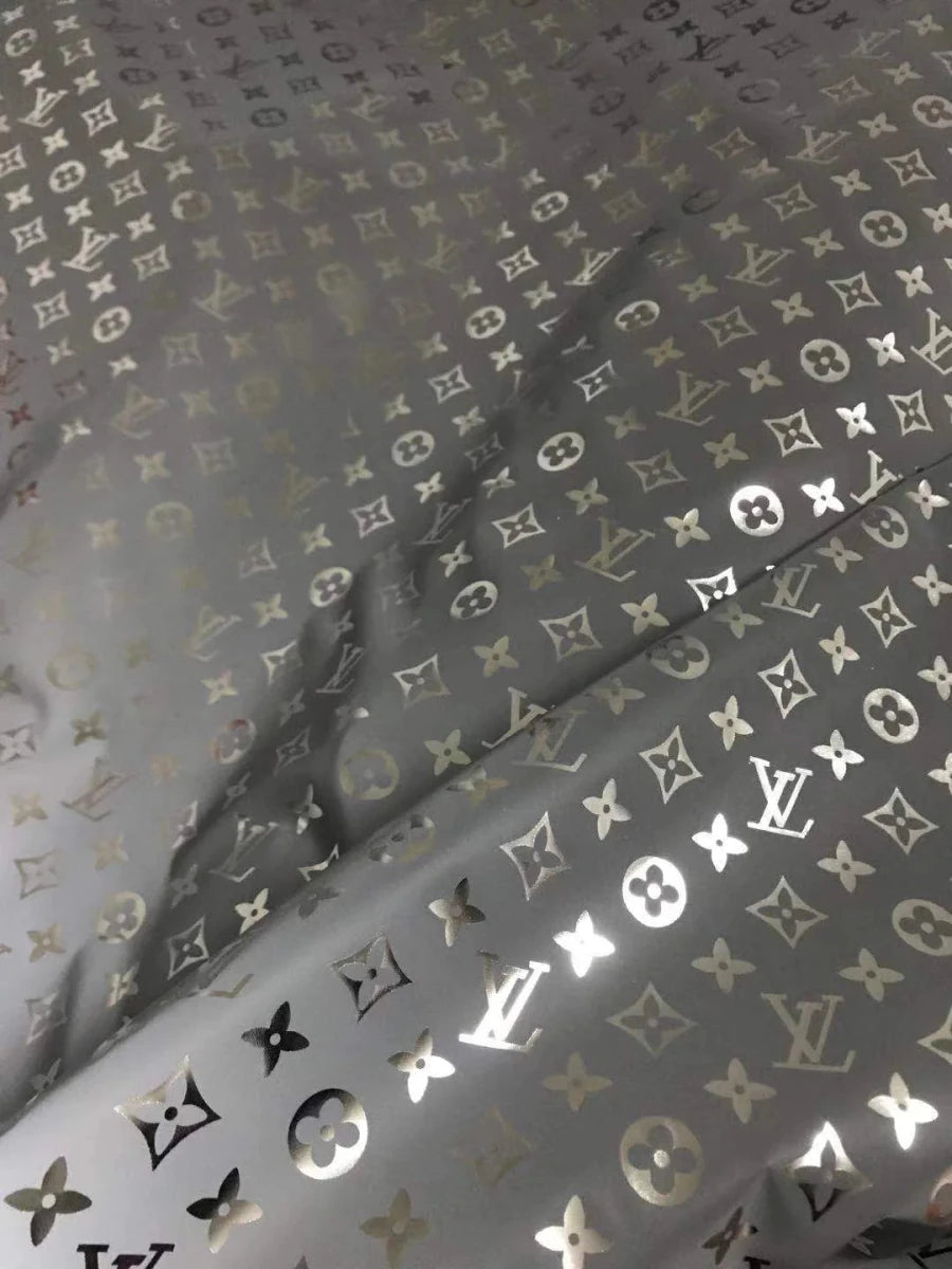 Reflective Sliver LV Custom Fabric - mingfabricstore