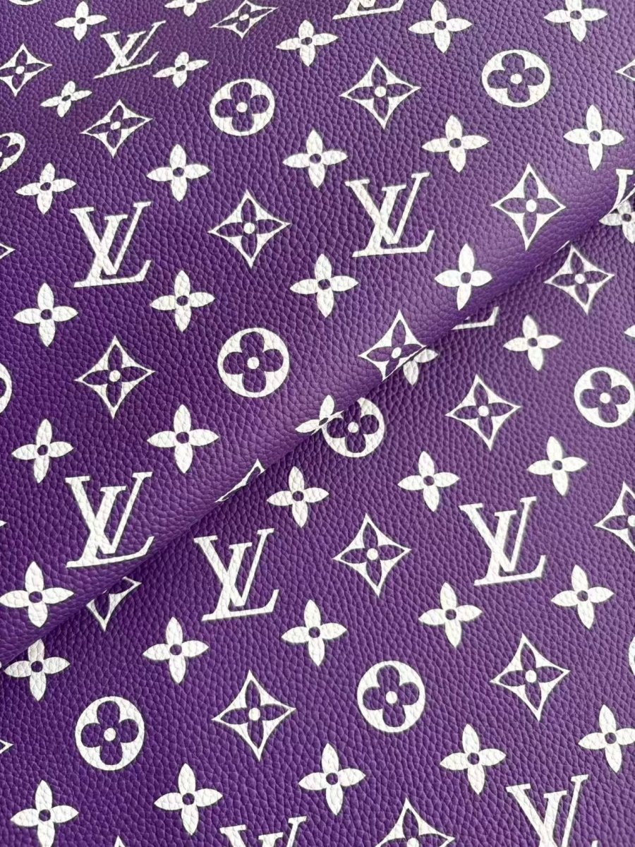 Rich Purple Louis Vuitton DIY Leather Sheet for Sewing Hobbylobby - mingfabricstore