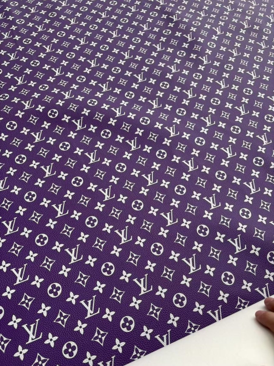 Rich Purple Louis Vuitton DIY Leather Sheet for Sewing Hobbylobby - mingfabricstore