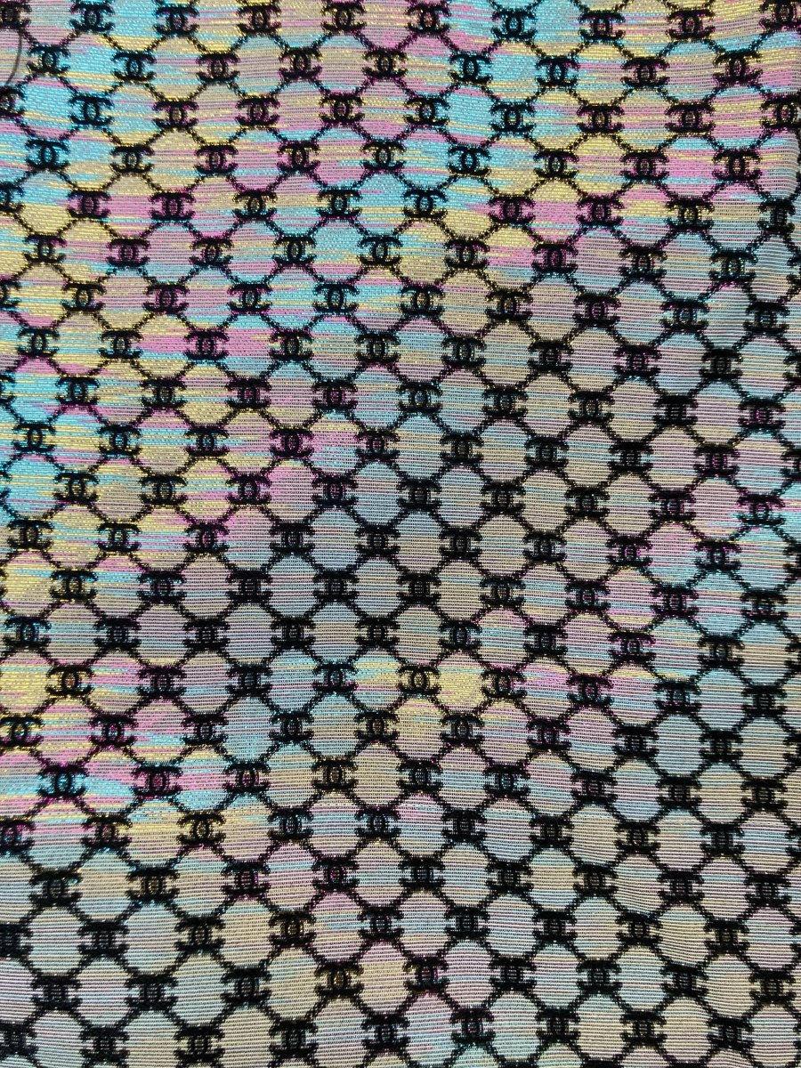 Shiny Chanel Handmade Custom Fabric Sold by Yard - mingfabricstore