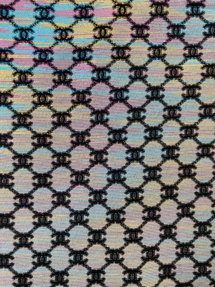 Shiny Chanel Handmade Custom Fabric Sold by Yard - mingfabricstore