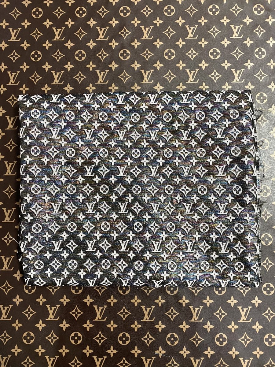 Shiny LV Jacquard Fabric for Handmade Sewing Fabric Upholstery - mingfabricstore