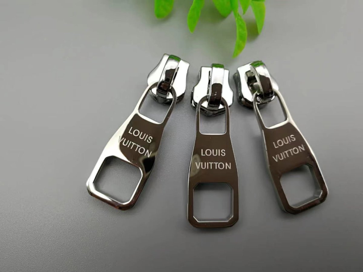 Silver Louis Vuitton Zipper - mingfabricstore
