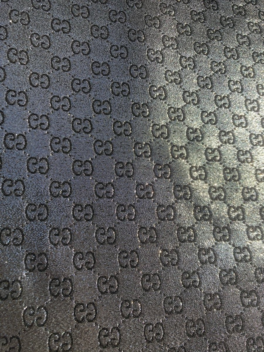 Silver Reflective Gucci Cotton Fabric for Custom - mingfabricstore