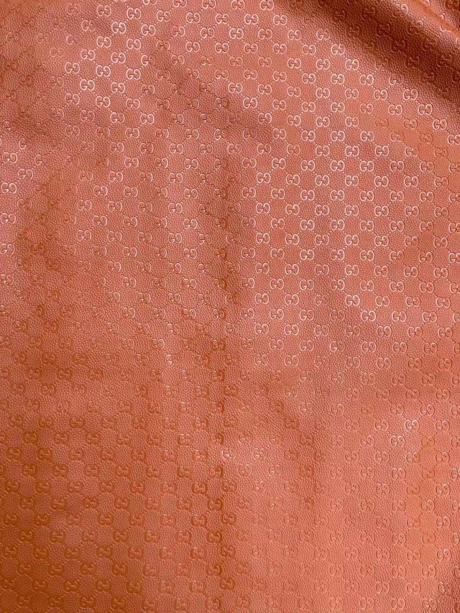 Soft Brown Gucci Leather for Car Upholstery - mingfabricstore