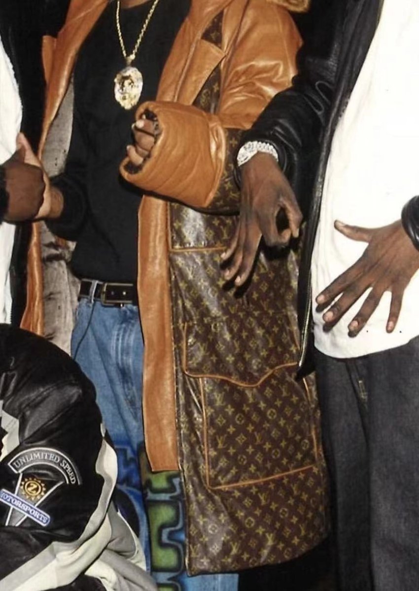 Soft Monogram Brown Louis Vuitton Leather for Clothing - mingfabricstore