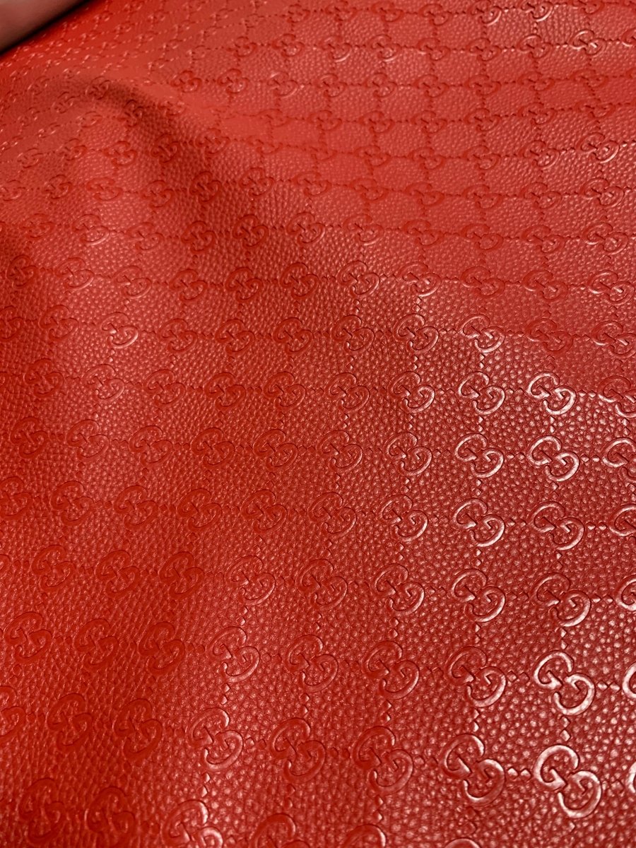 Soft Red Embossed Gucci for Sofa Furniture Custom - mingfabricstore