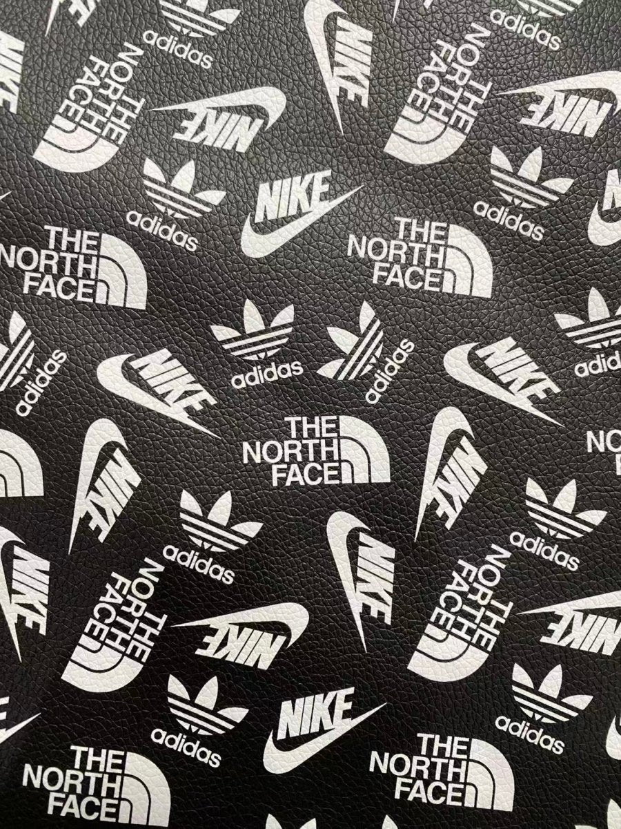 Sport Brand Nike Designer Leather Sheet for Handmade Custom DIY Projects - mingfabricstore