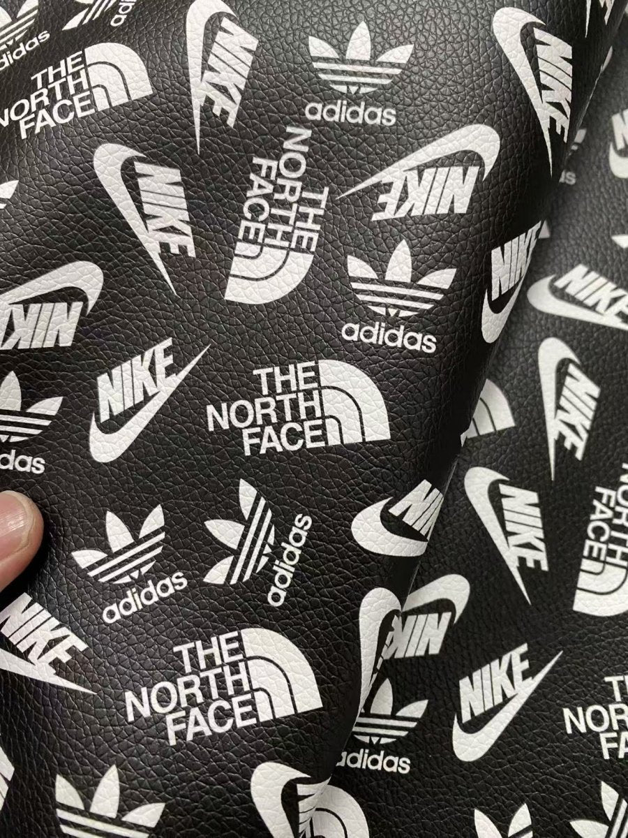 Sport Brand Nike Designer Leather Sheet for Handmade Custom DIY Projects - mingfabricstore