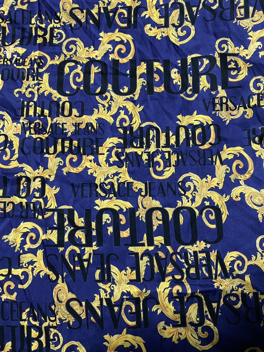 Thin Versace Silk Satin Clothing Shirt Fabric - mingfabricstore