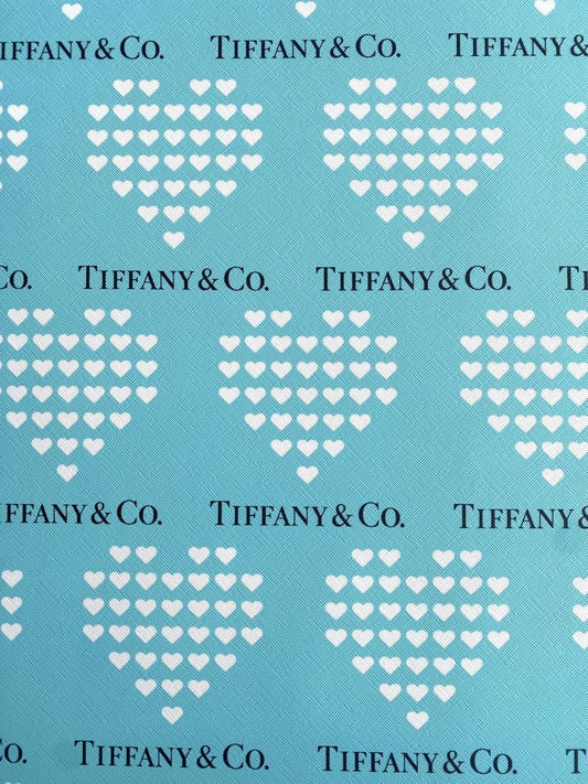 Tiffany & Co. Designer Fabric Custom Leather Sheet Car Upholstery - mingfabricstore