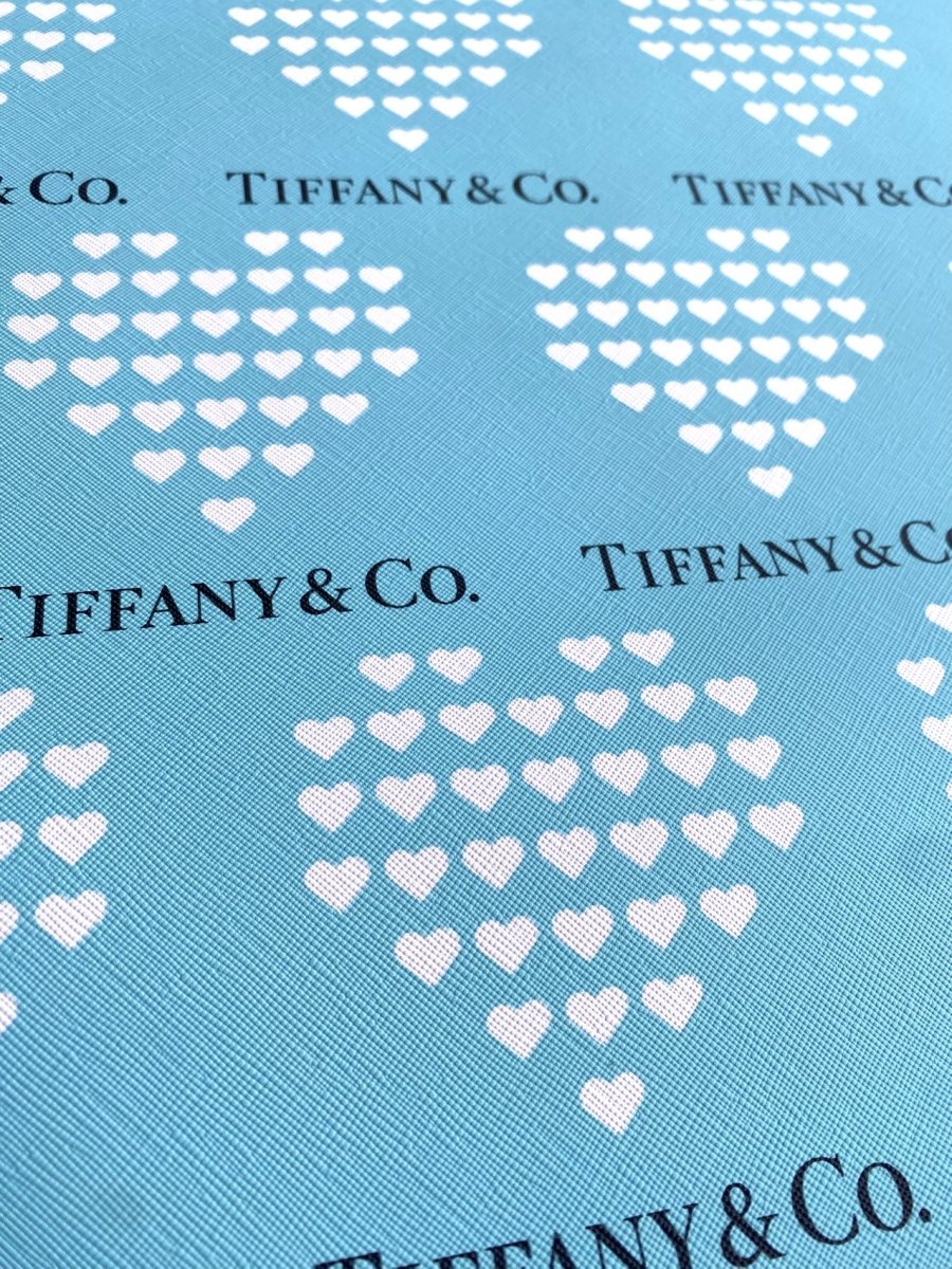 Tiffany & Co. Designer Fabric Custom Leather Sheet Car Upholstery - mingfabricstore