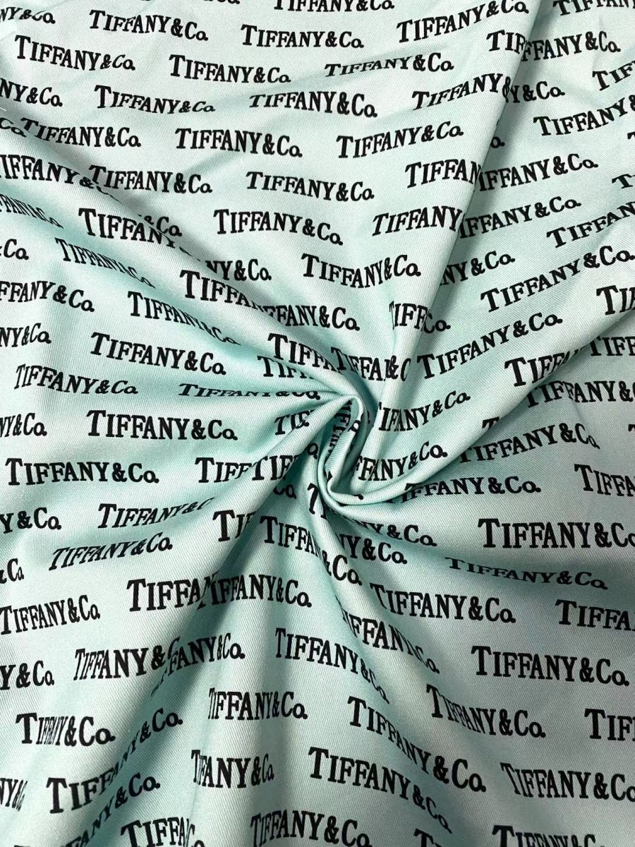 Tiffany&Co. Custom Designer Inspired Cotton Fabric Sold by Yard - mingfabricstore
